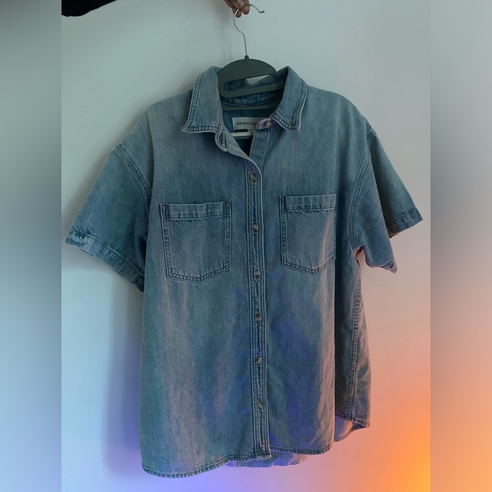 Aritzia denim forum shrit